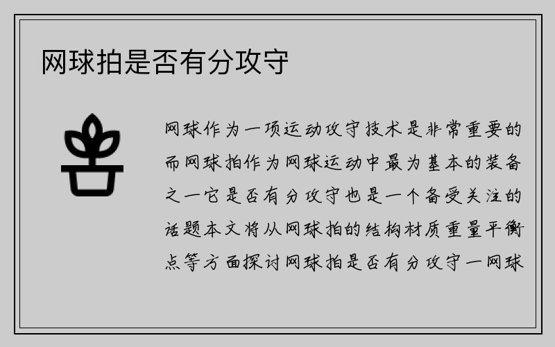 网球拍是否有分攻守